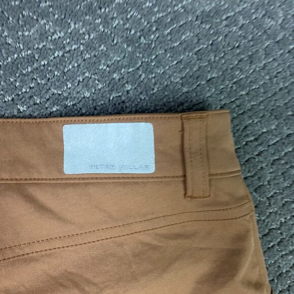 Peter Millar EB66 Pants Men's 36 x 30 Brown Classic Fit Chino Stretch golf - Picture 5 of 15